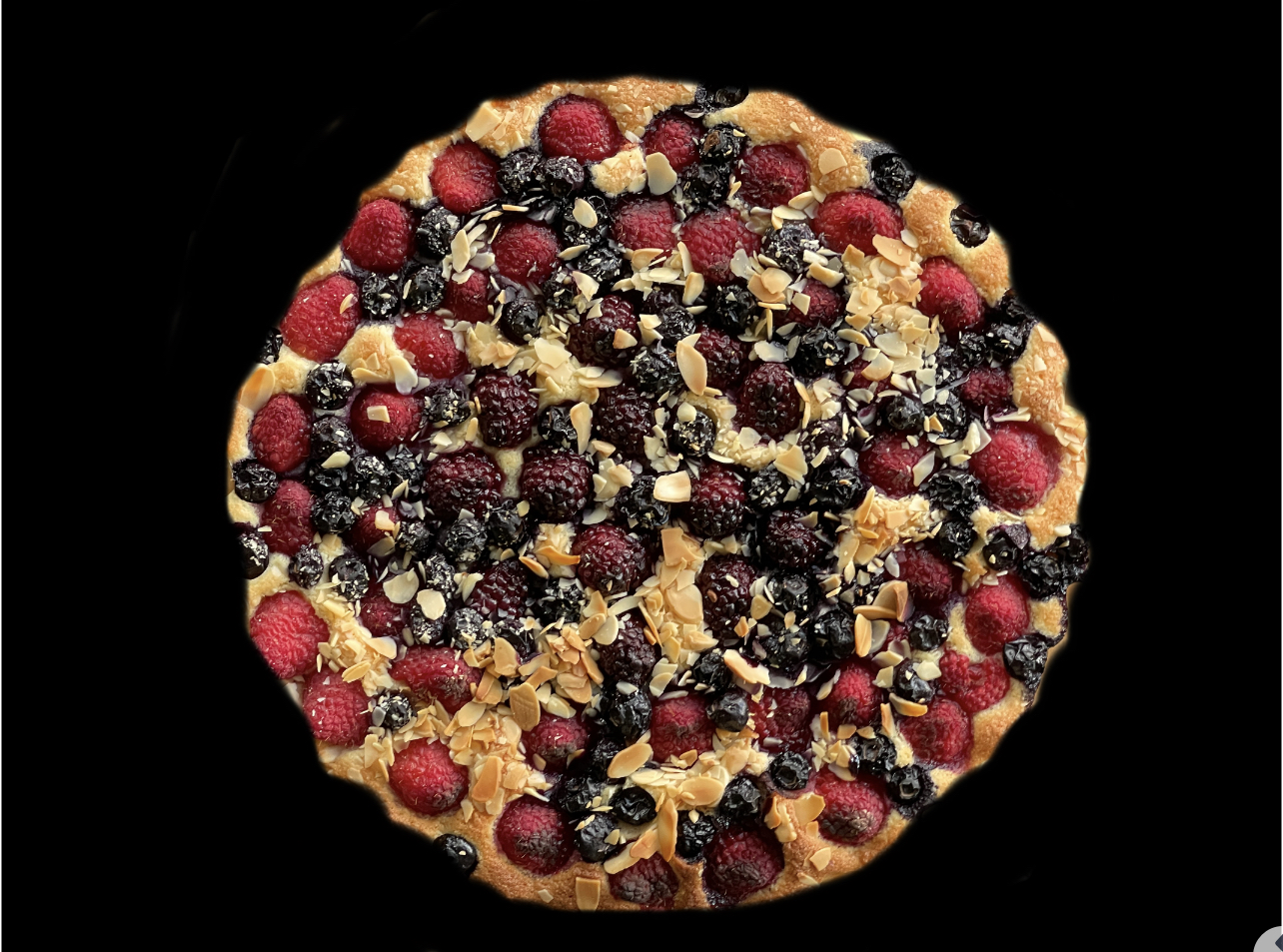 CRUSTLESS  BERRY TART